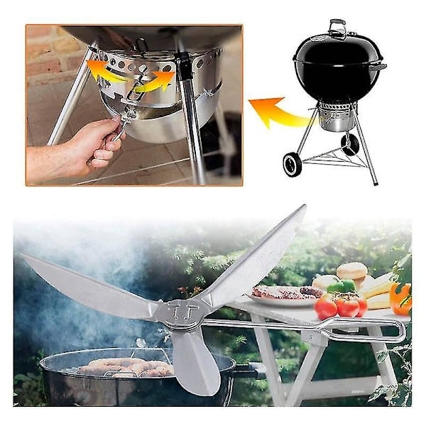 22-1/2-Tommer One-Touch Rengøringssystem Kit til Grilldele, 7444 til Grillreservedele, Let