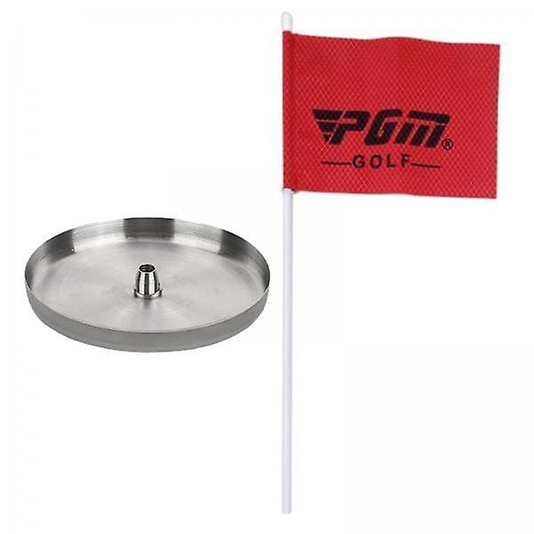 4x Hålkopp i Rostfritt Stål med Flagga för Inomhus och Utomhusgård 1,3 cm