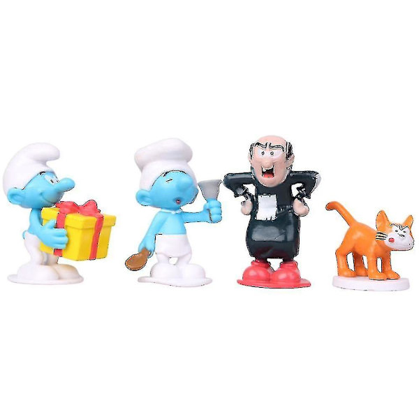 12 st Smurfarna Dockor Anime Dockor Leksak
