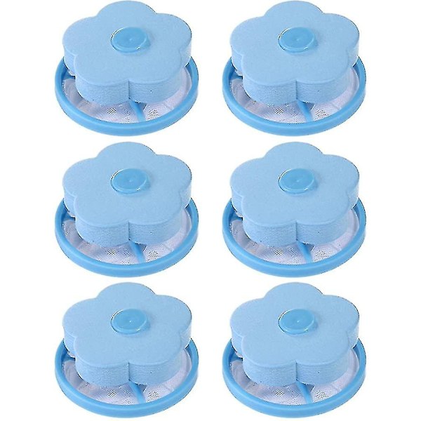 6 Styk Vaskende Flydende H Filter Net Mesh Filter -sd Pose