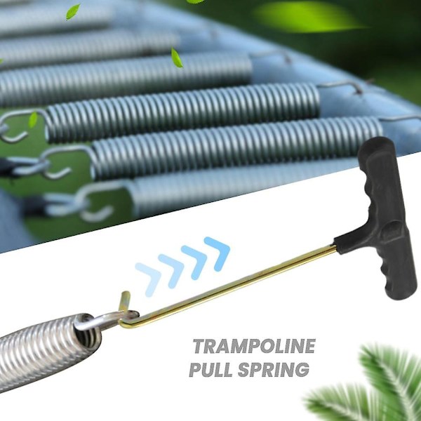 2 st Trampolinfjäderdragare, Trampolindragare T-krok Fjäderdragare