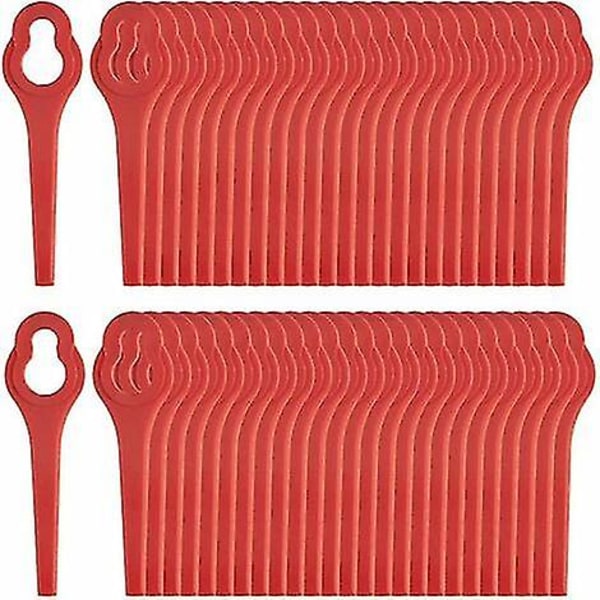 Set med 50 kompatibla blad för Ferrex Aldi Far 20-i kanttrimmer, reservblad för Ferrex-dwdz sladdlös kanttrimmer