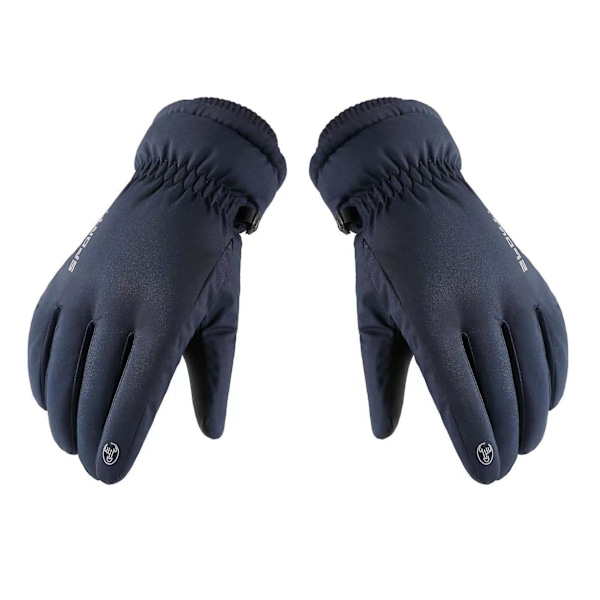 1 Par Vinterhansker Hudvennlige Vanntett Bomulls Unisex Sports Sykling Varme Hansker for Kvinner