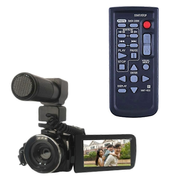 Bärbar fjärrkontroll för DVD Handycam Videokamera HDR-CX500 HDR-CX500E Videokamera