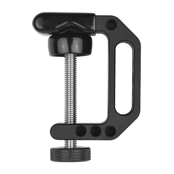 Universell C-klämma Heavy Duty Skrivbordsfäste Klämma Stativ Ljusstativ Klämma med Standard 1/4 Tum &