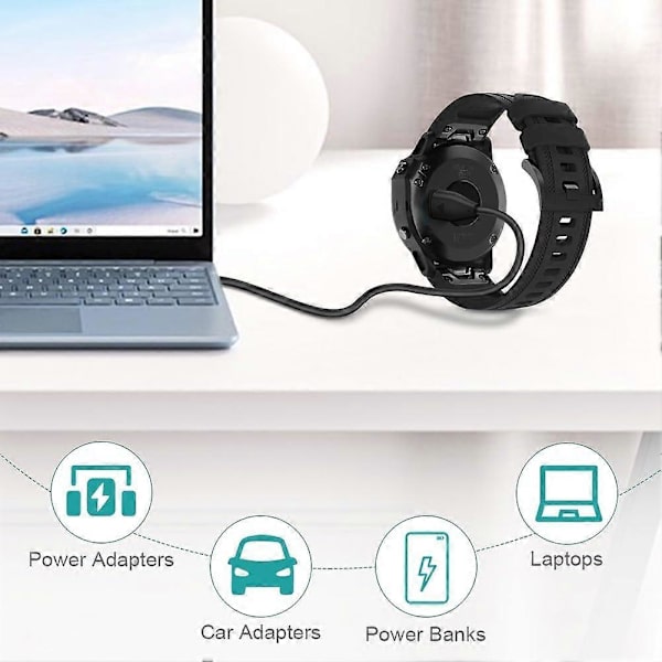 Snabbladdare för Garmin-klockor - Universalladdare