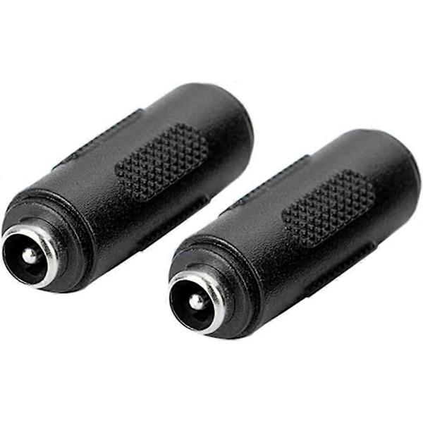 3 stk. DC 5,5x2,1 mm Hun til Hun Strømforbindelse, Hun til Hun Koblingsadapter til CCTV