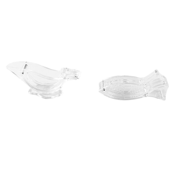 4 stk Akryl Citronpresser Manuel Transparent Lille Frugtpresser Transparent Akryl Form