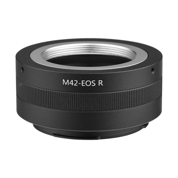 Manuell Objektivadapterring i Aluminiumlegering för M42-fäste Objektiv till Canon EOS R/RP/Ra/R5/R6 RF-fäste Spegelreflexkamera