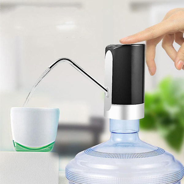 Elektrisk vanndispenser for husholdningsflasker, stor bøtte-sugpumpe