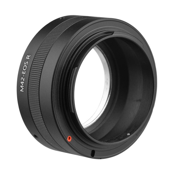 Manuell Objektivadapterring i Aluminiumlegering för M42-fäste Objektiv till Canon EOS R/RP/Ra/R5/R6 RF-fäste Spegelreflexkamera
