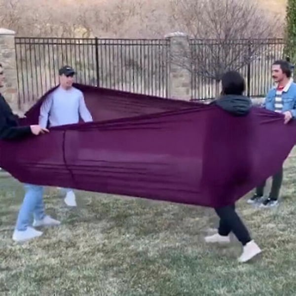 Elastiskt Träningsband Förtroendeskapande Lekar Teambuilding Aktivitet Hög Elasticitet Stor