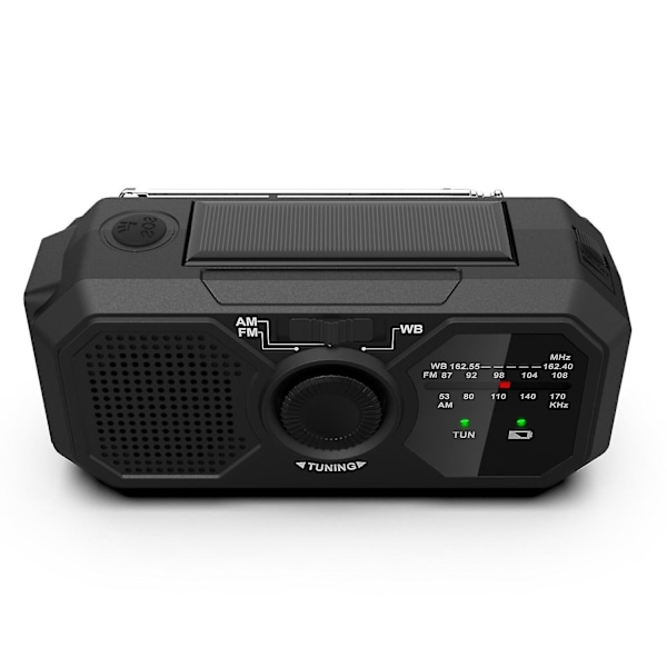 Håndvevd Radio Strøm AM/FM Utendørs Generator Dynamo 1200mah Telefonlader Manuel