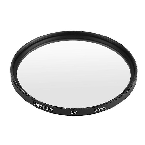VBESTLIFE Universell Ultra Slim UV-filter Lins Skyddande Filter för DSLR-kameror 67mm NO.9845