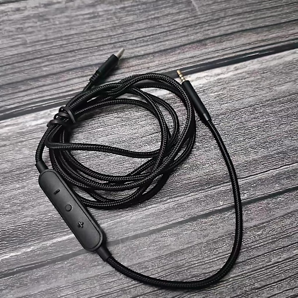USB-C til 2,5 mm Han-kabel til QC25/QC35/QC35II/QC45 Hovedtelefonledning Mikrofon