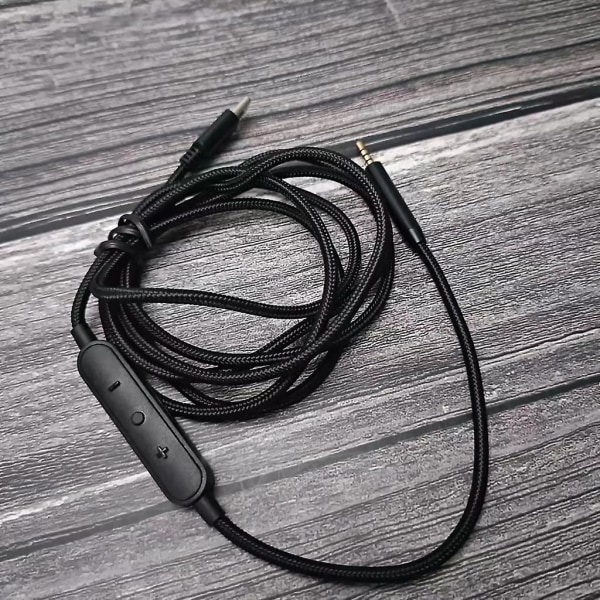 USB C till 2,5 mm hane kabel för QC25/QC35/QC35II/QC45 hörlurar mikrofon