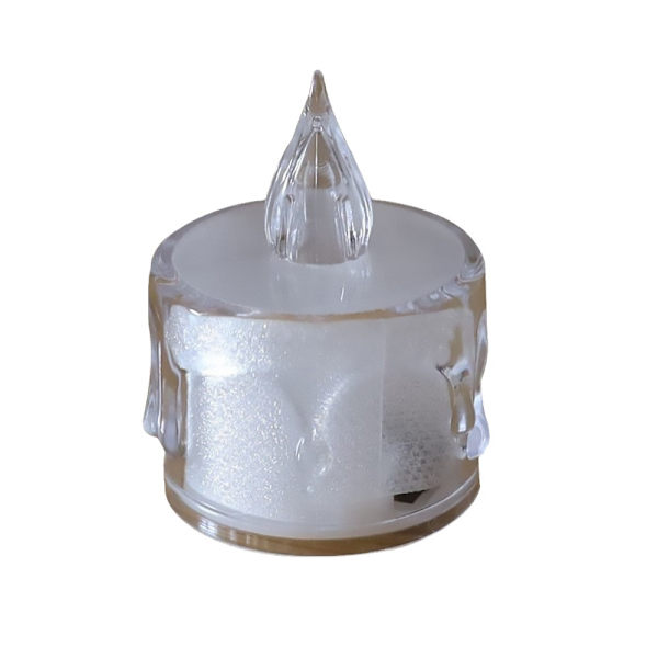 5 stycken LED-ljus, Flammlösa ljus LED-telampor för dekoration, inomhus, utomhus, bröllop, jul, fest, 3.6*5CM