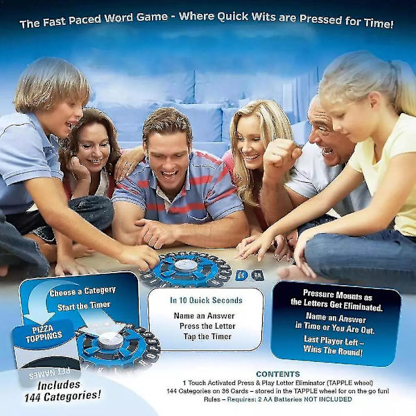 Usaopoly Tapple Brädspel | 2-10 Spelare | 30 Min | Ålder 8+