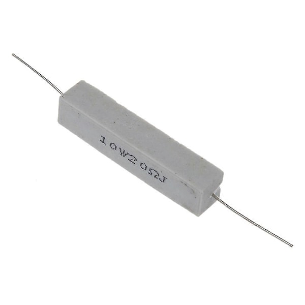 5x 10W 20 Ohm 5% Trådviklet Keramisk Cementmodstand 10 Watt