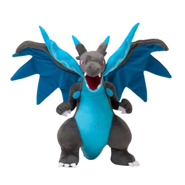 Plush Doll Super Mega Charmander Blå Dockleksak 25cm