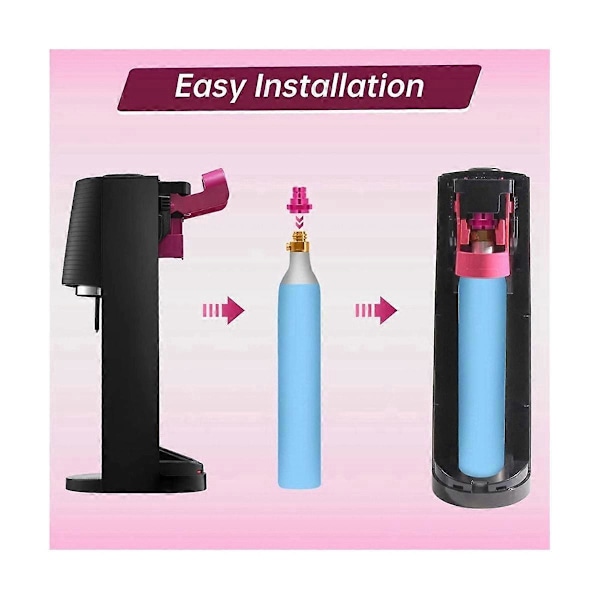 1 STK CO2-sylinder Refill Adapter for Rask Tilkobling av CO2-sylindere
