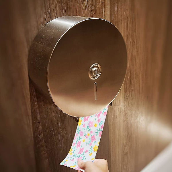 WC-paperi 2 rullaa, hauska kukallinen WC-paperi, värillinen painettu WC-paperi matkalle, leirintäalueelle, kylpyhuoneeseen ja kotiin