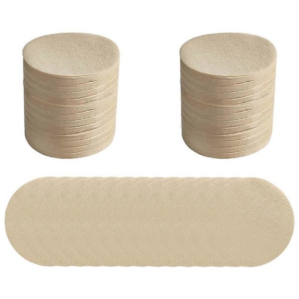1000 st Kaffefilter, Ersättningsrunda Kaffefilter, Engångsfilter av Papper för Kaffefilter