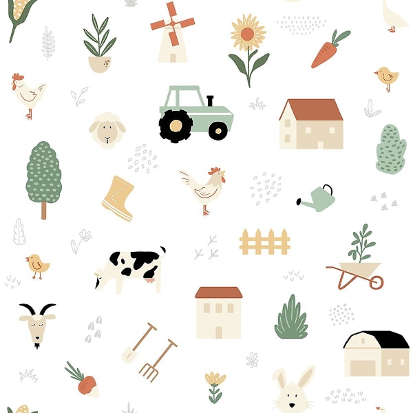 My Kingdom Country Farm Multi Tapetit Muriva M51507