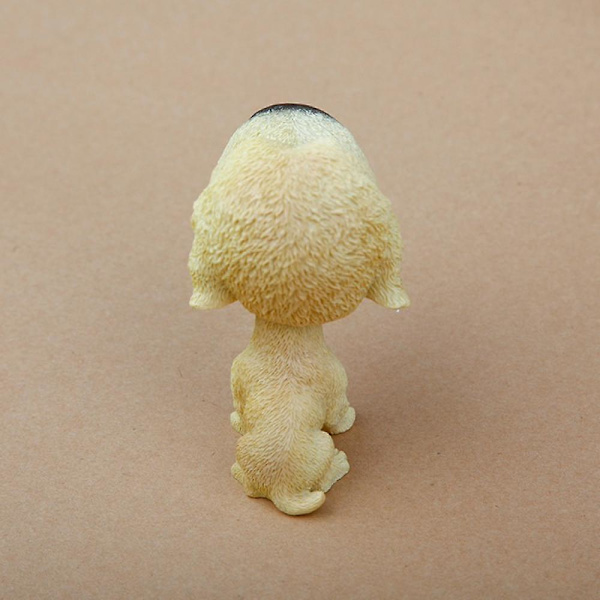 TWYGV Bobble Head Hundar Bobbing Huvuden Bil Dash Valp Bil Dekoration (Golden Retriever)