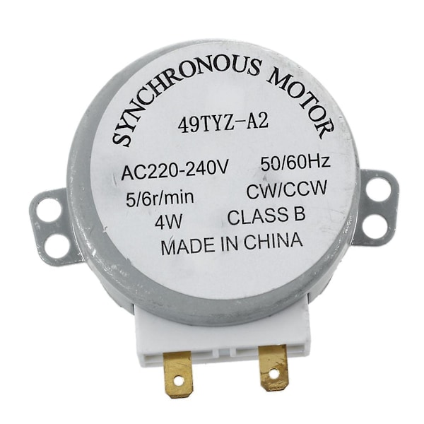 AC 220-240V 50/60Hz 5/6RPM 4W Synkronimoottori mikroaaltouunille
