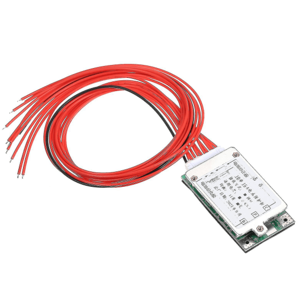 10s 15a 36v/37v skyddskort Li-ion batterier Bms/pcb/pcm kort med balansfunktion för elcykel elcykel