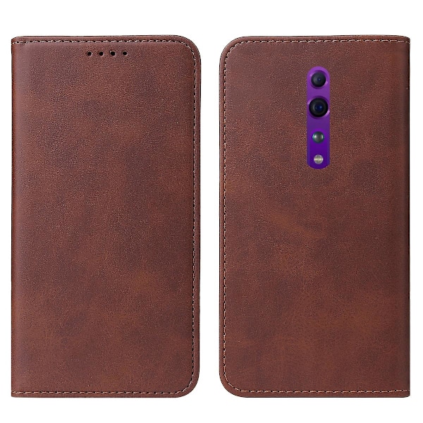 Magnetiskt stängbart läderfodral för OPPO Reno Z