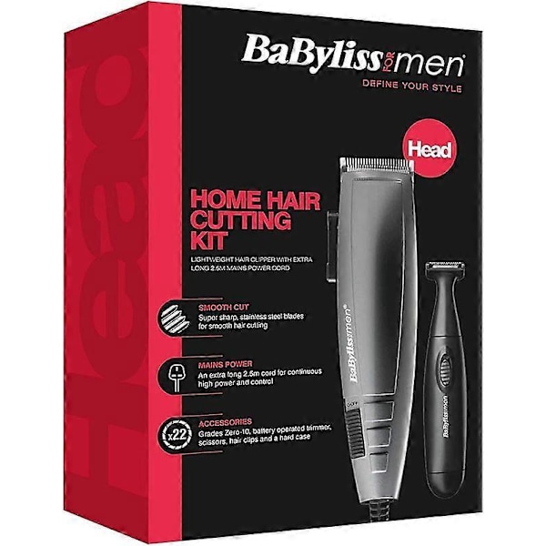 BaByliss 7447BU Pro Hårklippningskit Tvättbara Delar