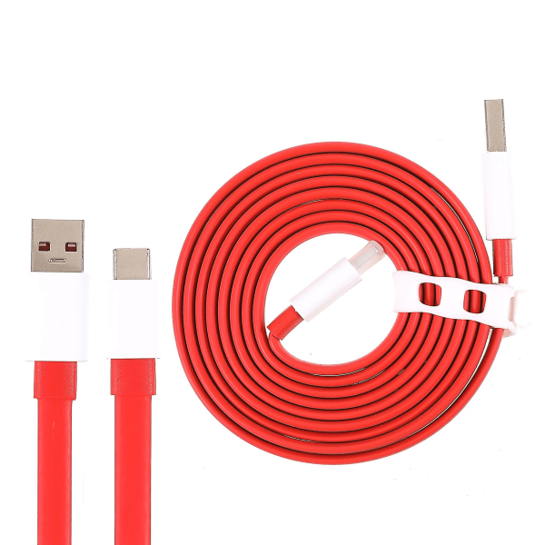 OnePlus 1,5m Dash Charge Type-C Flat Kabel 4A USB Hurtiglading Datakabel For OnePlus 6/5/5T/3/3T