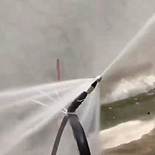 Högtrycksslangrensningsmunstycke Rörrengörare Avlopp 6-Jets Munstycke Tvätta Maskin Avloppsrengöring Hemtillbehör