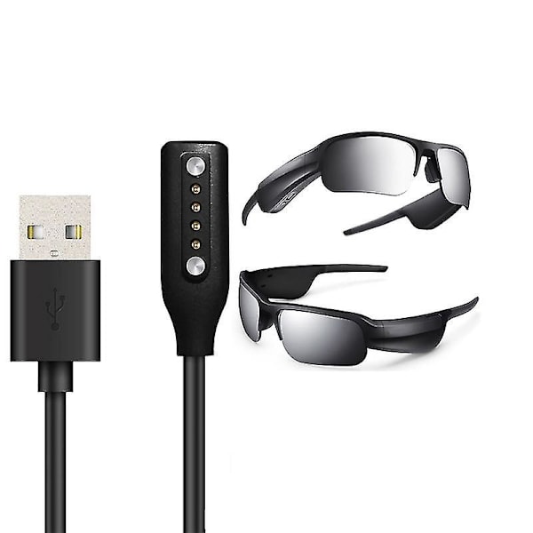80 cm USB-laddningsadapter Magnetisk laddningskabel Power för Bose Frames Alto Smart Glasse