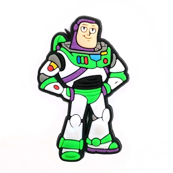 20 st Toy Story Buzz Lightyear skosmycken, Croc Clog skor Clog sandaler dekoration accessoarer för barn pojkar flickor
