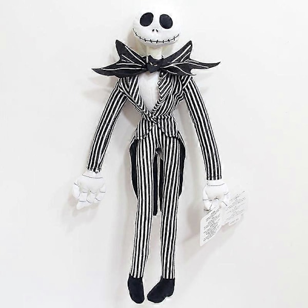 50cm The Nightmare Before Christmas Jack Skellington Plyschleksak Docka Skelett Jake Plysch Fylld Leksak för Barn Barnpresenter