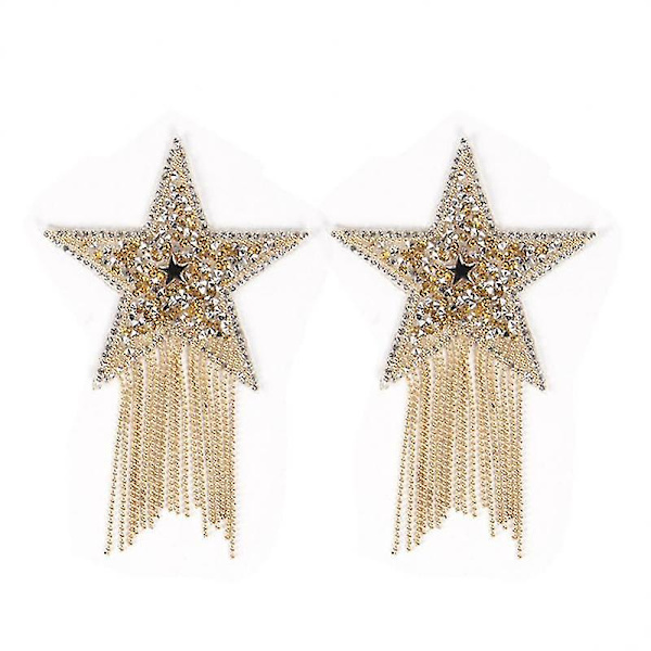 Tassel Nippel Paster Cover Sequin Stjerne Bryst Stickers Lingerie Bryst Patch Intim Nippel