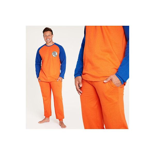 Dragon Ball Langarmet Pyjamassett for Menn - Bukse og Topp