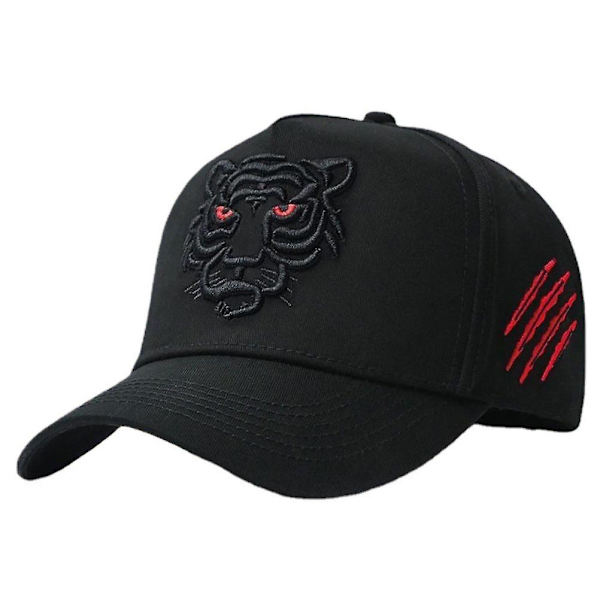 Djurdjur Tiger Broderad Baseball Solhatt Cool Hip Hop Baseballhatt För Män Kvinnor Sportfan