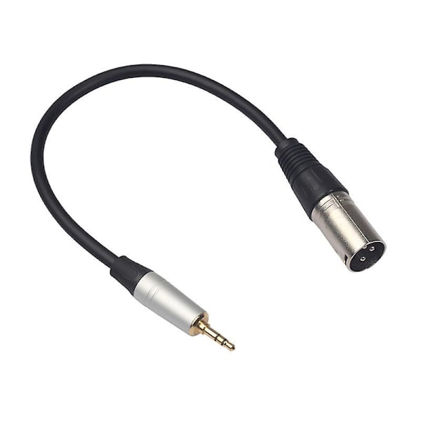 3,5 mm Stereo Jack-stik Audiokabel 3,5 mm Stereo Jack-stik til 3-polet XLR Han Mikrofon Audiokabel
