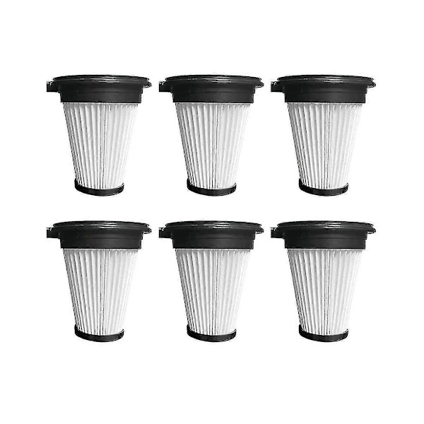 6 st HEPA-filter för sladdlös handhållen dammsugare