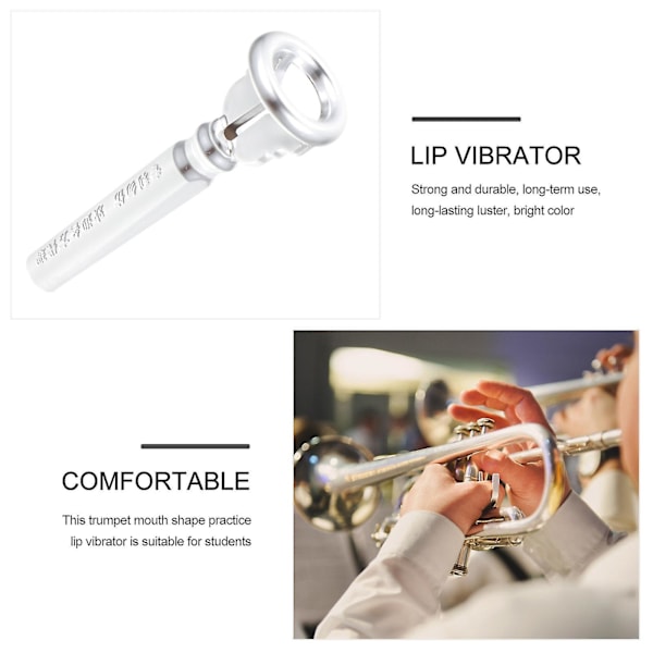 Oud Instrument Trompet Lepp Vibrator Trener Embouchure Munnstykke Trompet Øvingsutstyr Trompet Munntrener