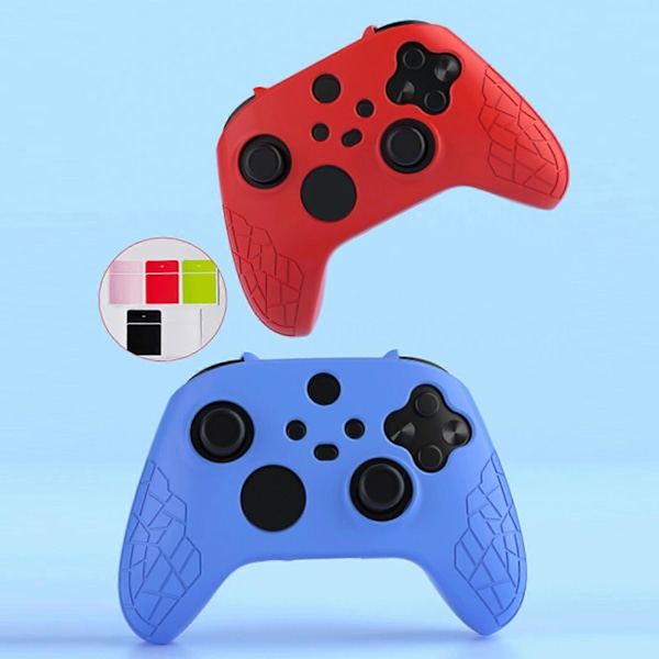Silikonbeskyttelse til Xbox Series X med Klistremerker og Sklisikre Ringer