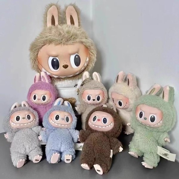 1 stk. LABUBU The Monsters Spændende Macaron Plysdukker Figur Legetøj Blind Boxes (Farve Tilfældig) 1 Enkelt pakke