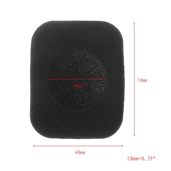 1 par utbyteshörlurar i svampgummi för BO Bang Olufsen FORM 2