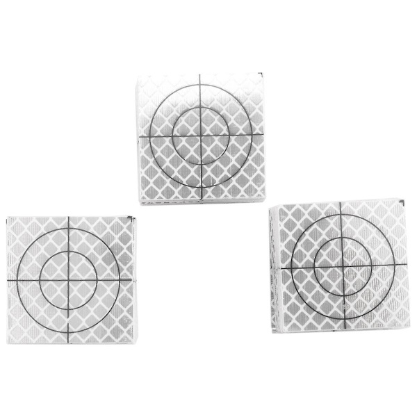 100 st prisma mätreflektor ark reflekterande tejp mål totalstation tunnel undersökning 40X40Mm