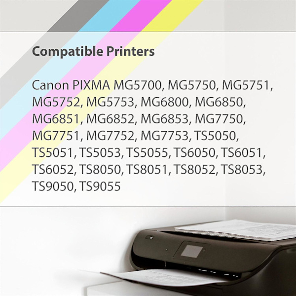 2 Blå Blækpatroner til udskiftning af Canon CLI-571C Kompatibel/ikke-OEM fra Go Inks-AW