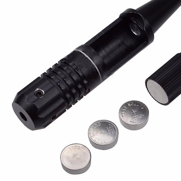 1 Set Justerbara Adaptrar Gevärs Röd Laser Bore Sighter Kollimator Kit Med Låda Boris